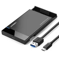 eksterno kućište ugreen 50743, 2.5" sata hdd/ssd, usb 3.1, crno - slika 1