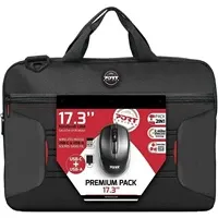 Torba za laptope do 17.3" PORT Premium Pack crna + bežični miš, crni P/N: port-pack-501874 - Zagreb