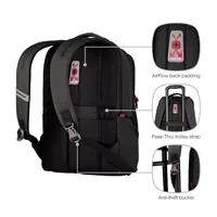 Ruksak za laptope do 16" Wenger MX Professional, tamno sivi - Zagreb