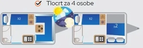 prikolica za odmor mimosa 4 solar - slika 8