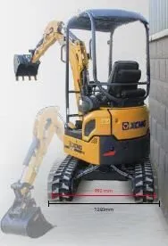 rabljeni mini bager xcmg 1,8 t - najam, prodaja - slika 5
