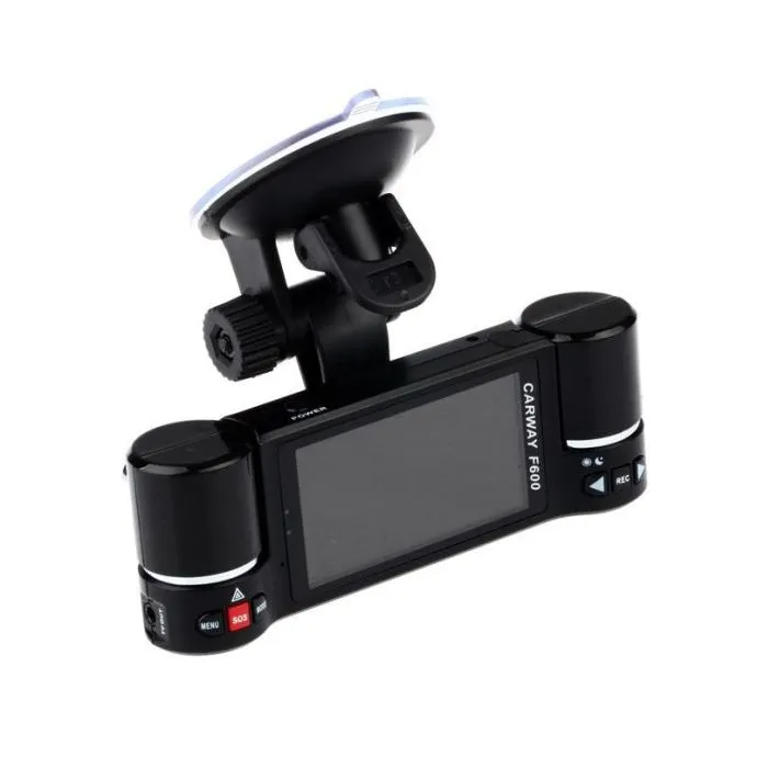 hd auto kamera s dvije glave senzor pokreta nočno snimanje - slika 3