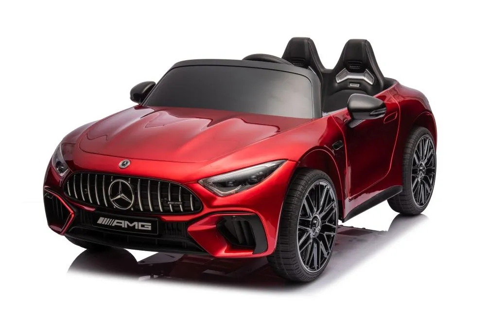 licencirani auto na akumulator mercedes amg sl63 - crveni/lakirani - slika 11