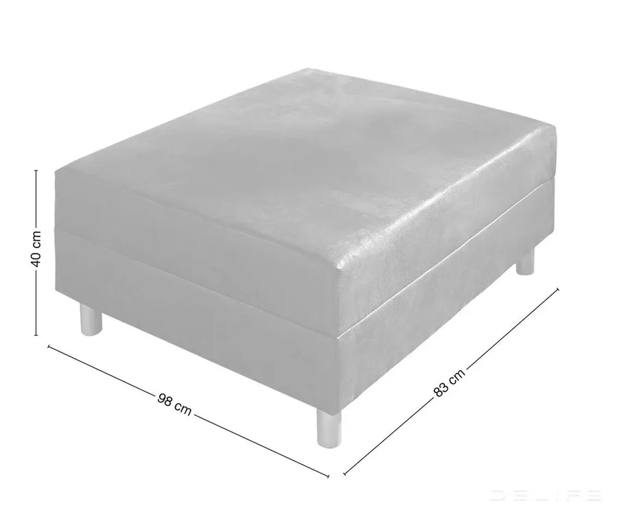 tabure clovis 98x83x40cm, materijal: ravno tkanje - slika 6