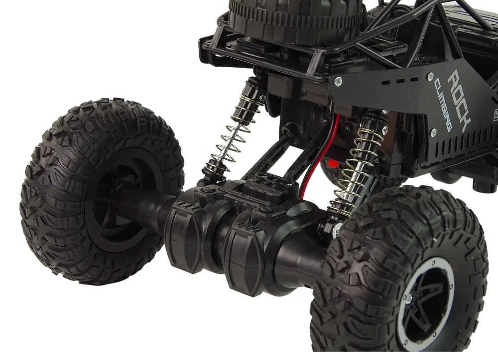 rc rover 1:16 car black remote controlled vehicle - slika 3