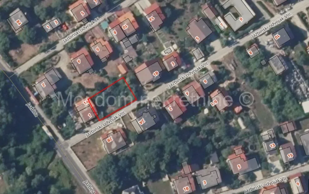 jazbina, građ. zemljište za izgradnju manje zgrade ili kuće, 565.2m2 - slika 9