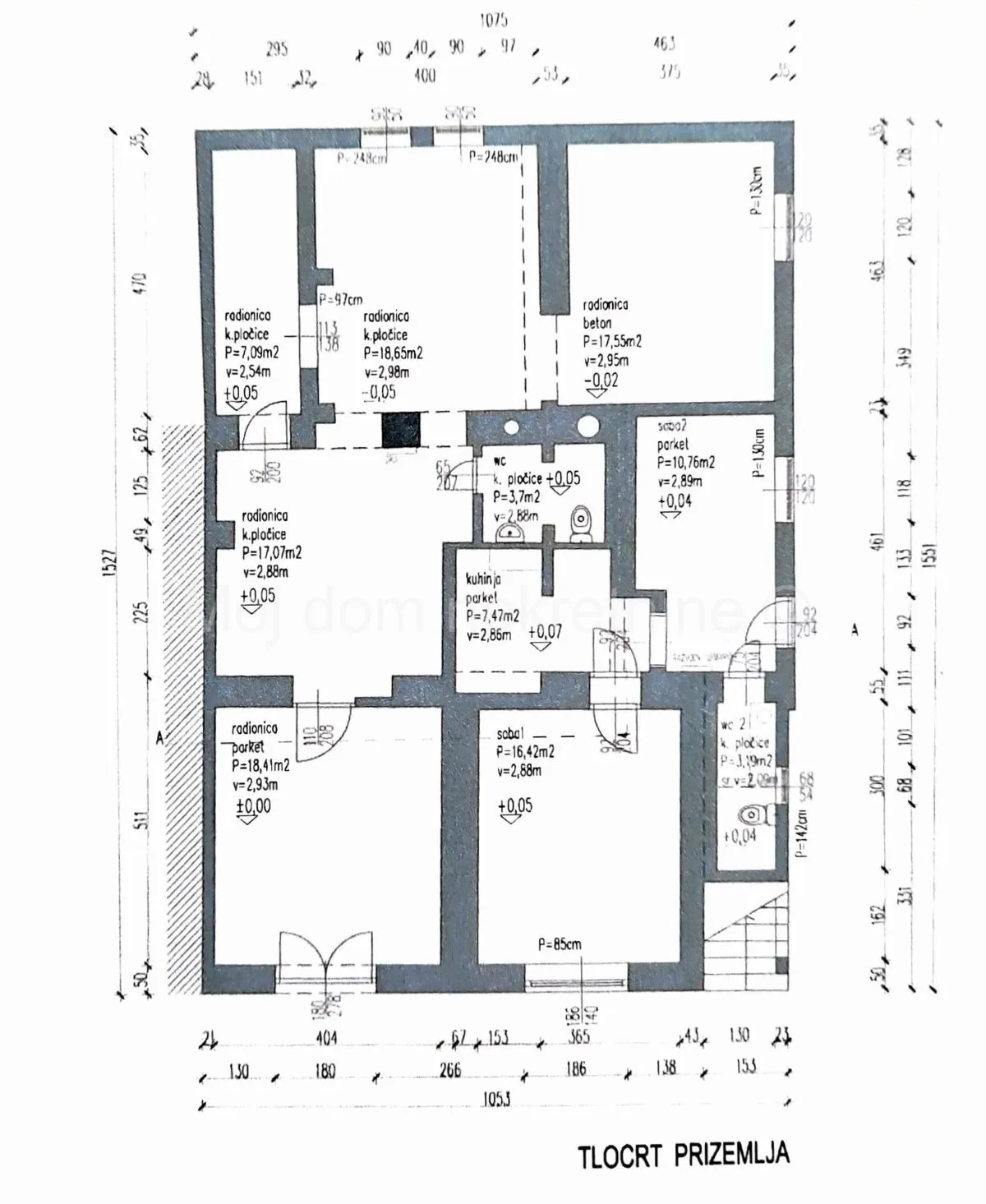 maksimir, bl.kvatrića, kuća katnica, terasa, parking, 383,61m2 - slika 7