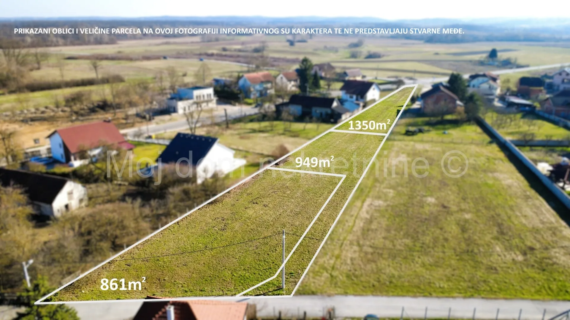 brezovica, grančari, građevinsko zemljište, 1350m2 - slika 2