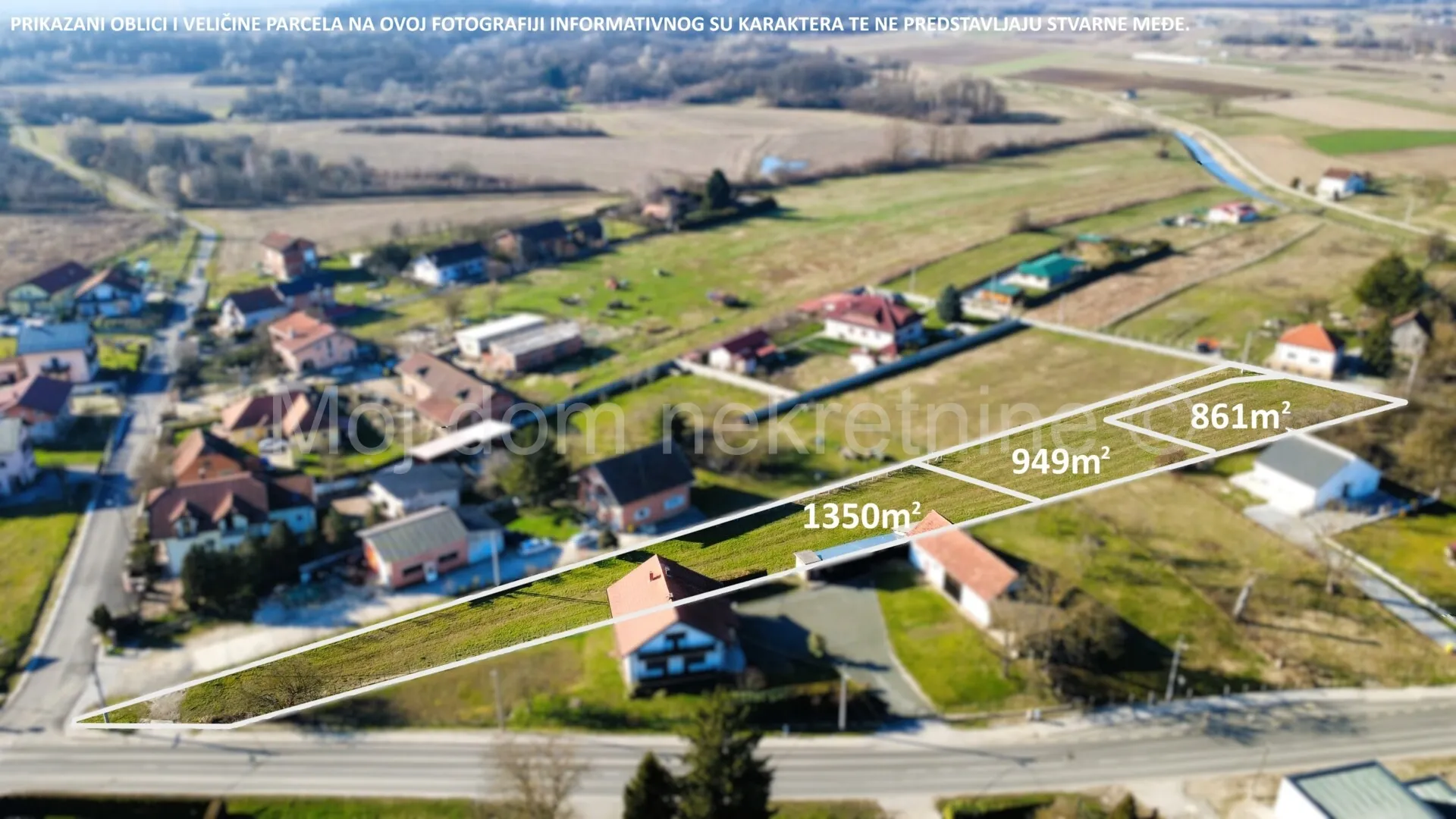 brezovica, grančari, građevinsko zemljište, 1350m2 - slika 3