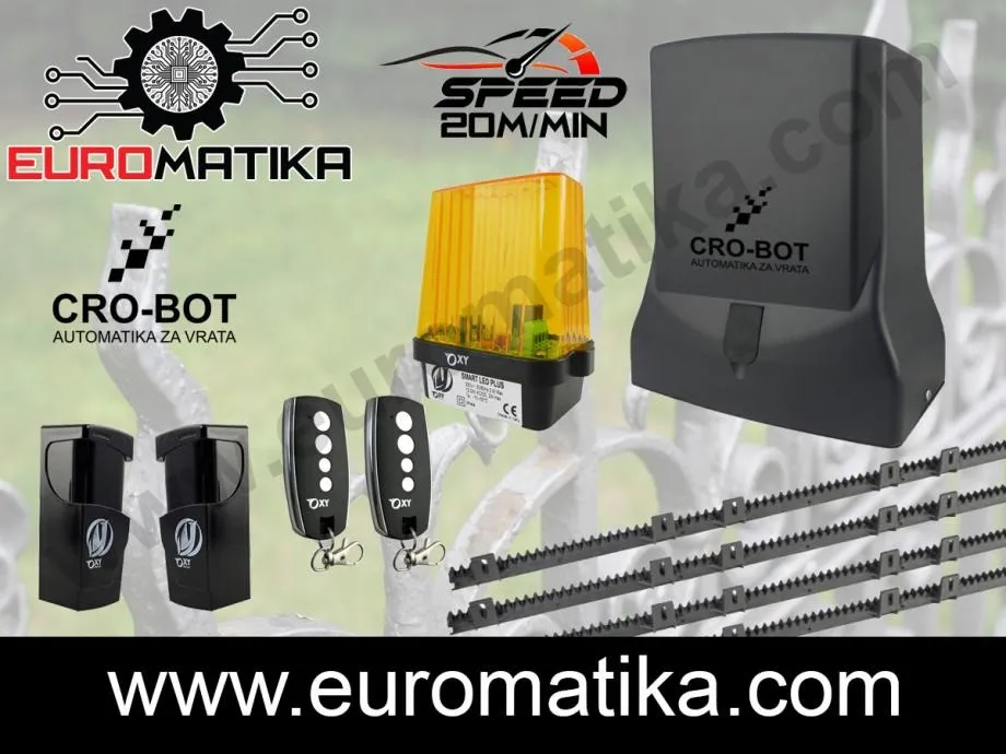 !! Motor za klizna vrata ogradu lesu portun kapiju CROBOT 400 FAST !! - Karlovac