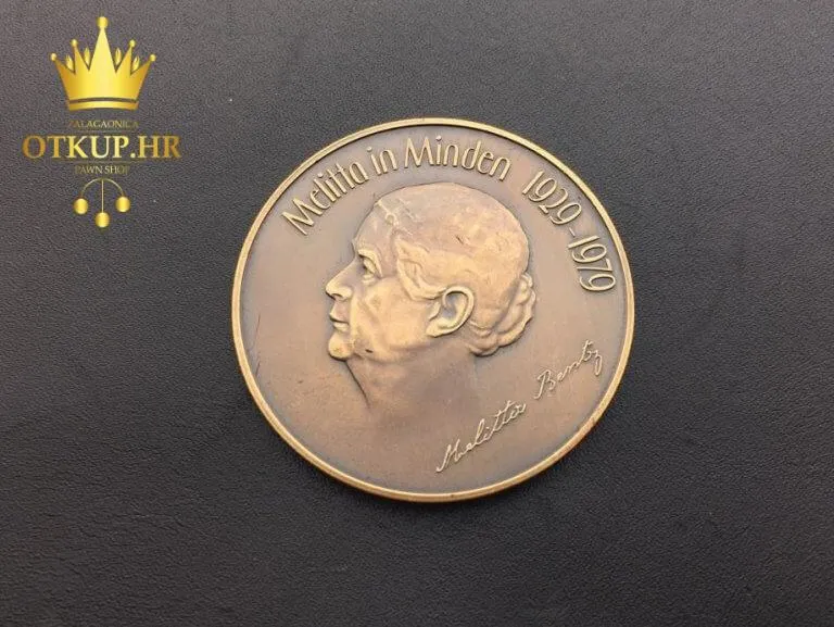 Medalja Melita In Minden (melita Bentz) 1929. - 1979. / R1, Rate !! - Zagreb