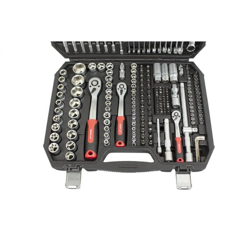 set nasadnih ključeva od 219 komada, 1/4" , 3/8", 1/2" - slika 3