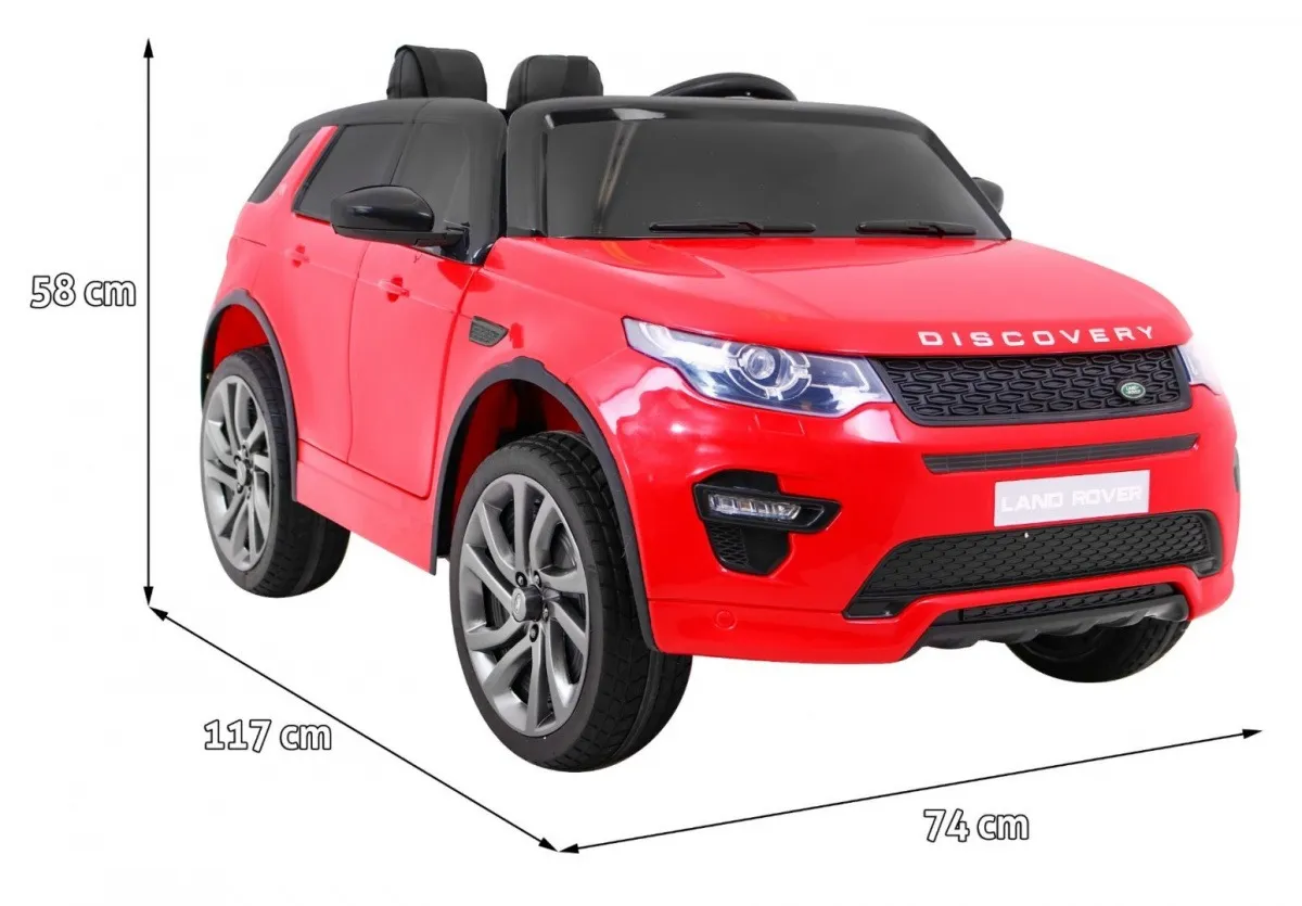 licencirani auto na akumulator land rover discovery - crveni - slika 2