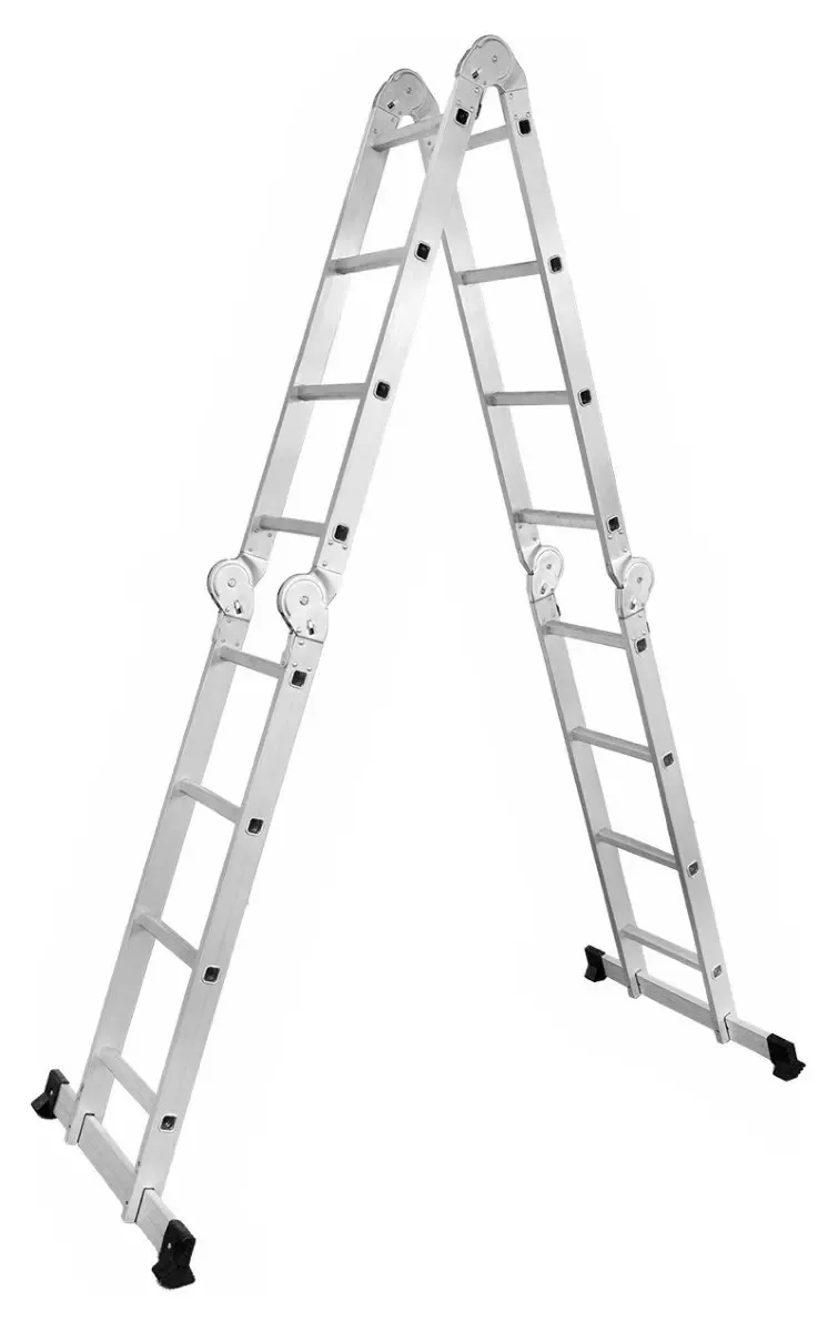 aluminijske ljestve multifunkcionalne - 4x4 gazišta - slika 2