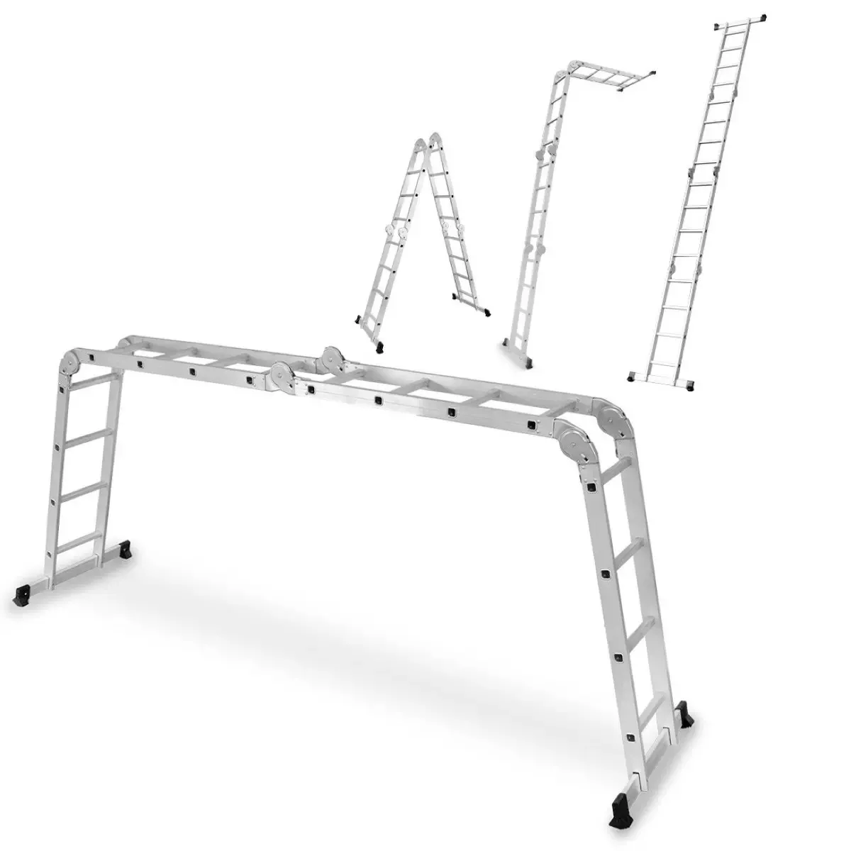 aluminijske ljestve multifunkcionalne - 4x4 gazišta - slika 6