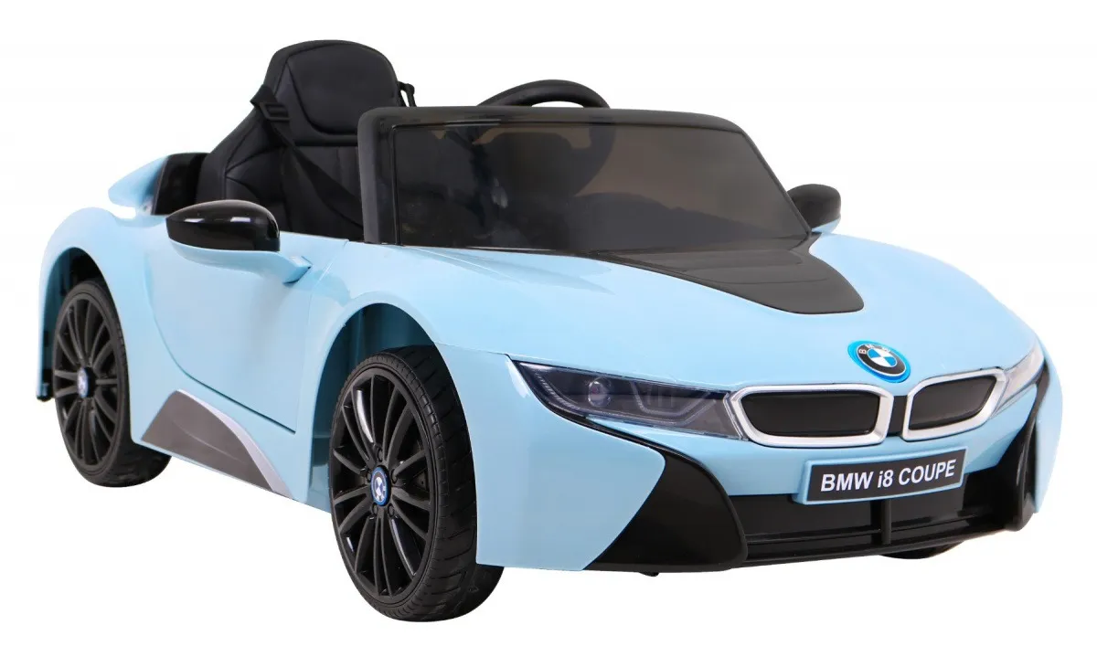 licencirani auto na akumulator bmw i8 lift - svijetlo plavi - slika 7