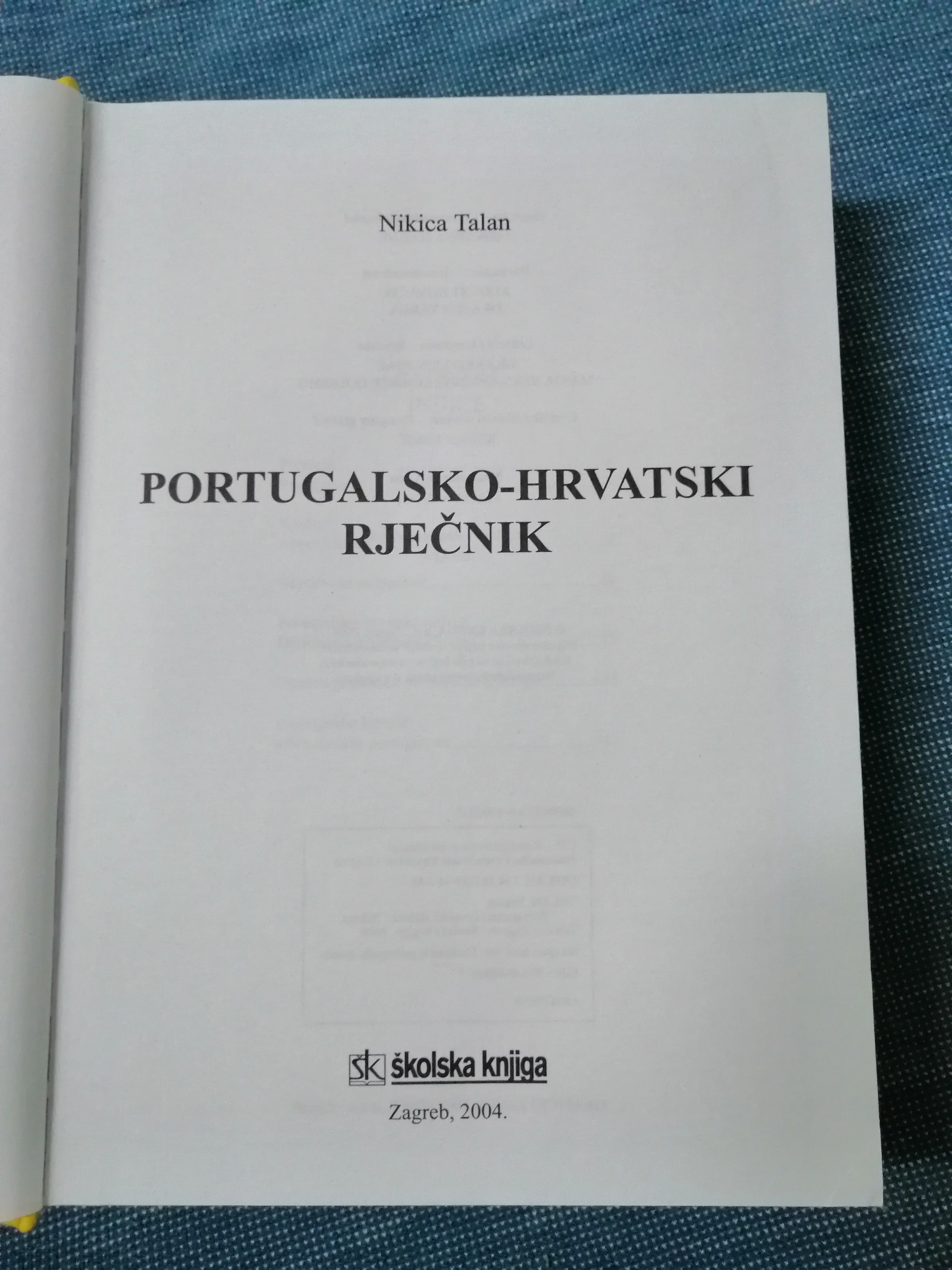 nikica talan – portugalsko-hrvatski rječnik - slika 2