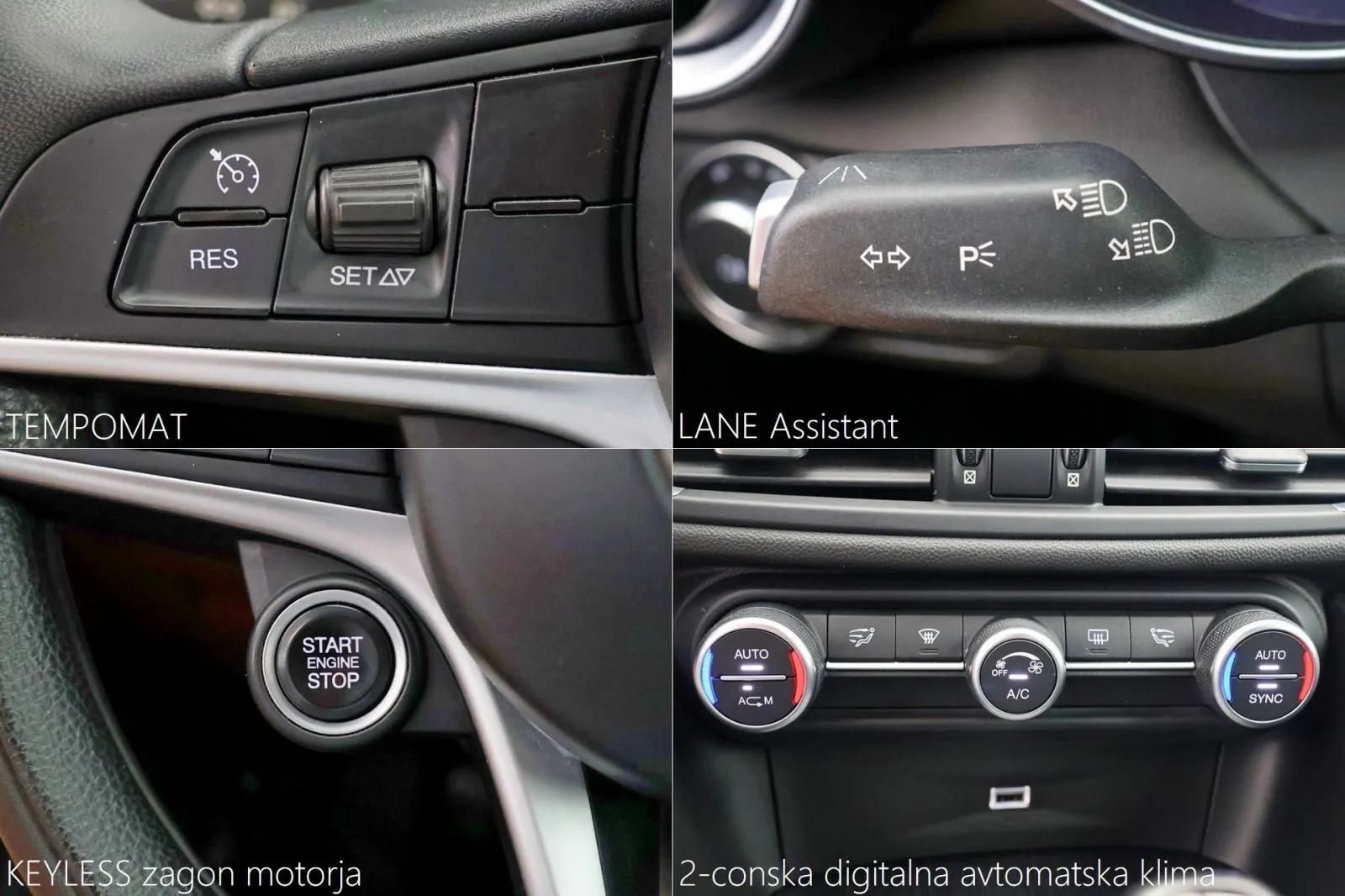 alfa romeo giulia 2.2jtdm at8 super 160km led+biksenon navi - slika 19