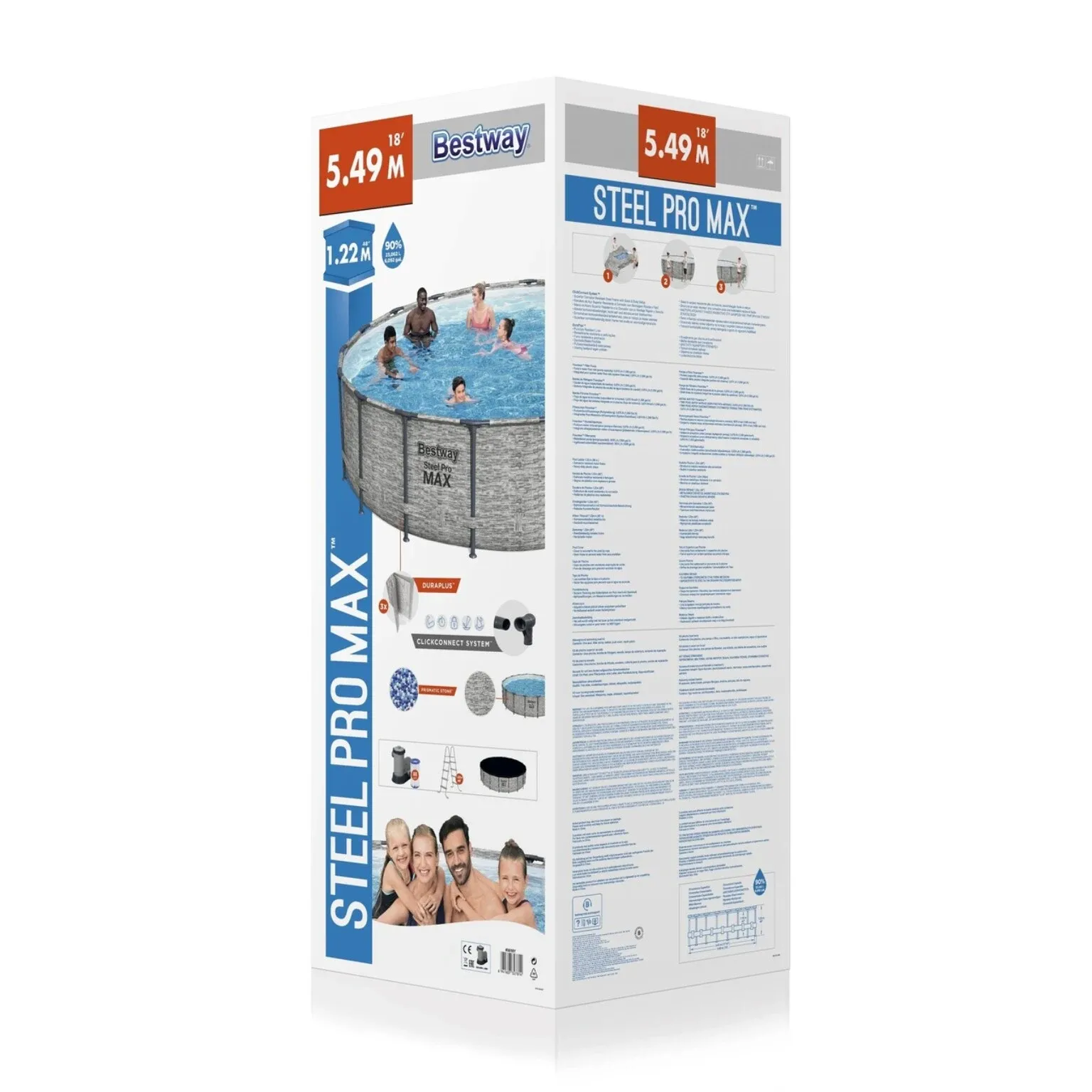 veliki bazen bestway 5619d – 427 x 122 cm - slika 5