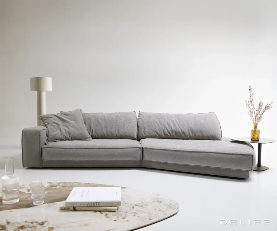 sofa snoosh 400x200cm, materijal: strukturirana tkanina - slika 4