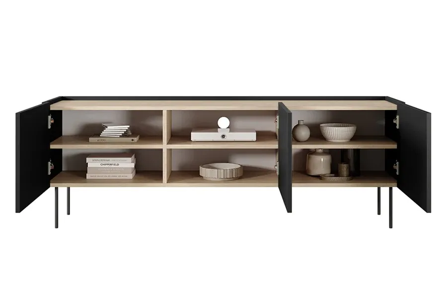 komoda desin 170cm, 3 vrata, materijal: mdf - slika 3
