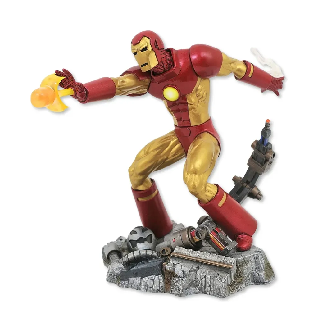 diamond select marvel gallery: iron man (comic) figura, 23cm - slika 2