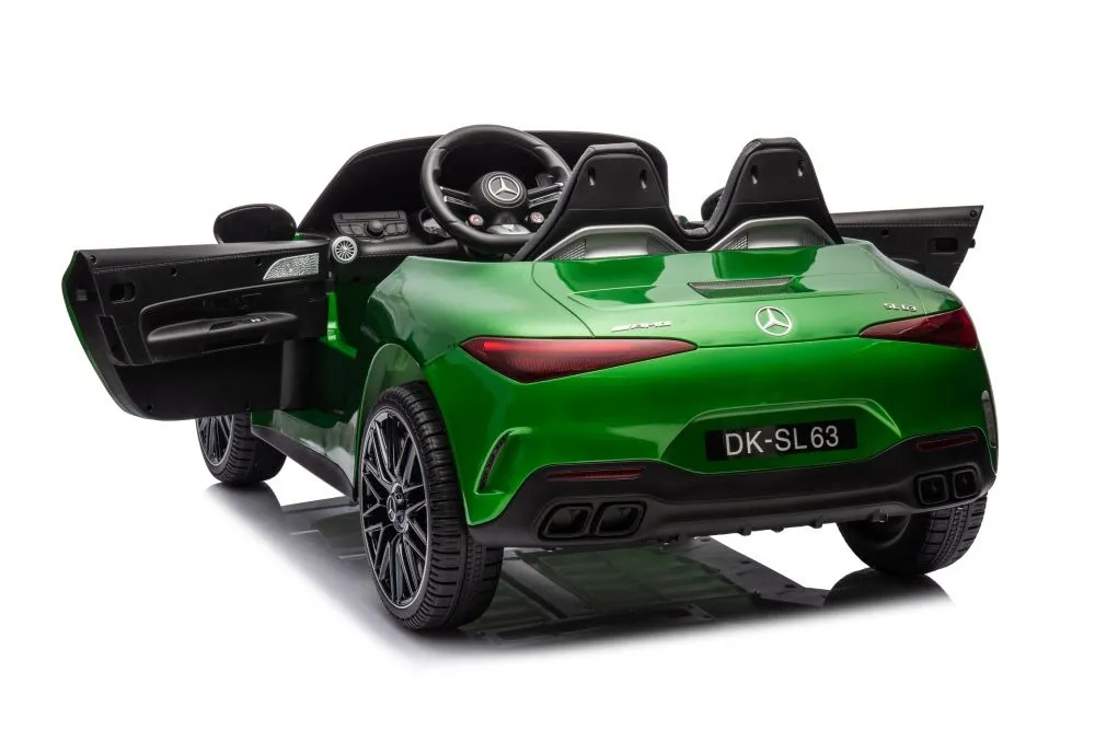 licencirani auto na akumulator mercedes amg sl63 - zeleni/lakirani - slika 9