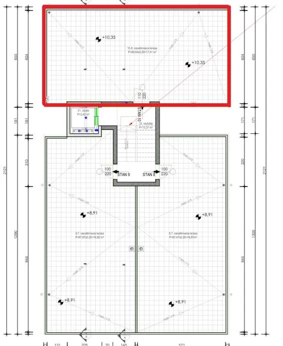 premium penthouse zadar – top lokacija, lift, krovna terasa - slika 8