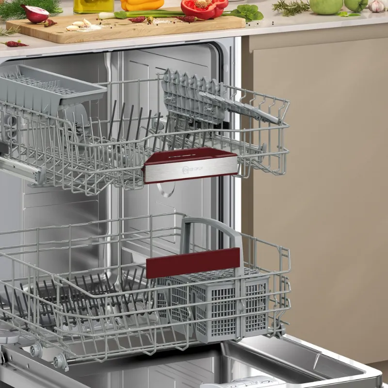 neff potpuno ugradbena perilica posuđa xxl s275eax16e s rack maticem - slika 7