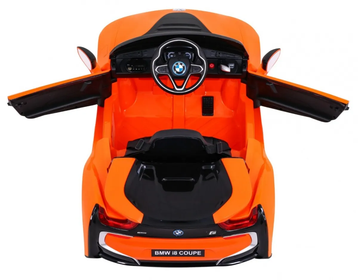 licencirani auto na akumulator bmw i8 lift - narančasti - slika 3