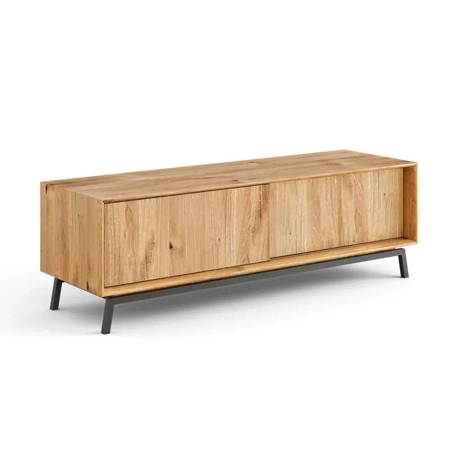 TV Komoda Modern Loft 200x50cm, Materijal: Masivno Drvo Hrast - Čakovec