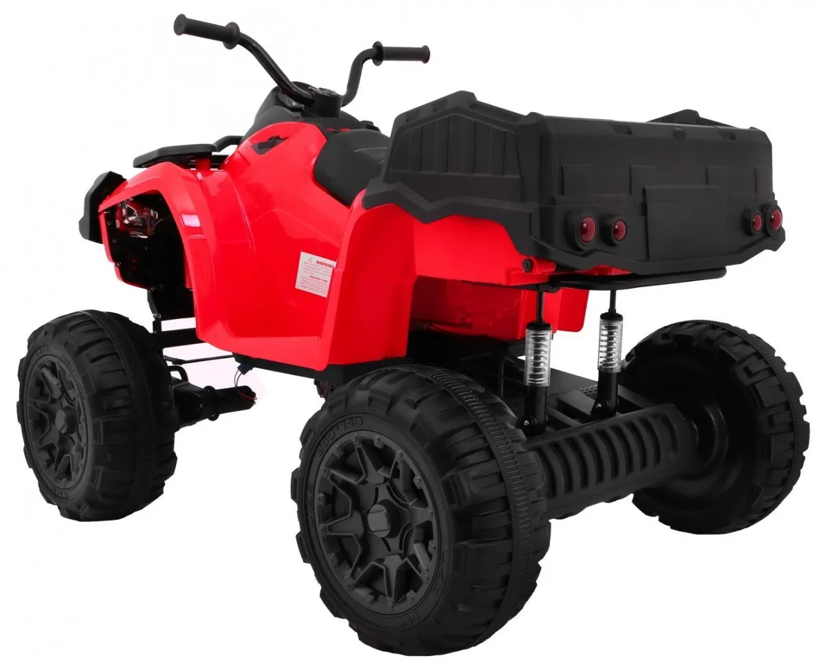quad na akumulator all-terrain 4 x 4 - crveni - slika 7