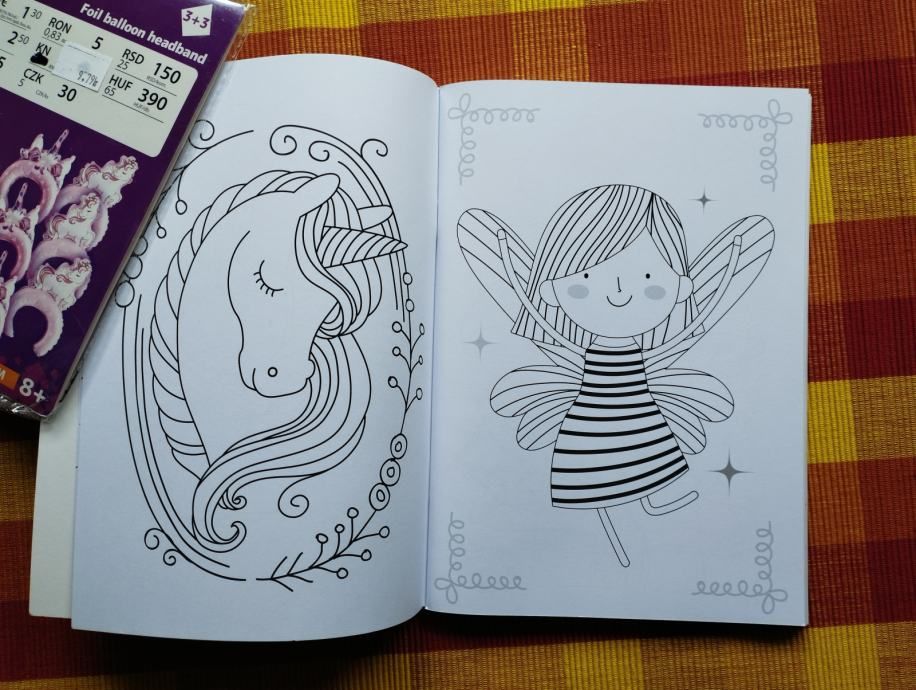 unicorn / jednorog bojanka - slika 6