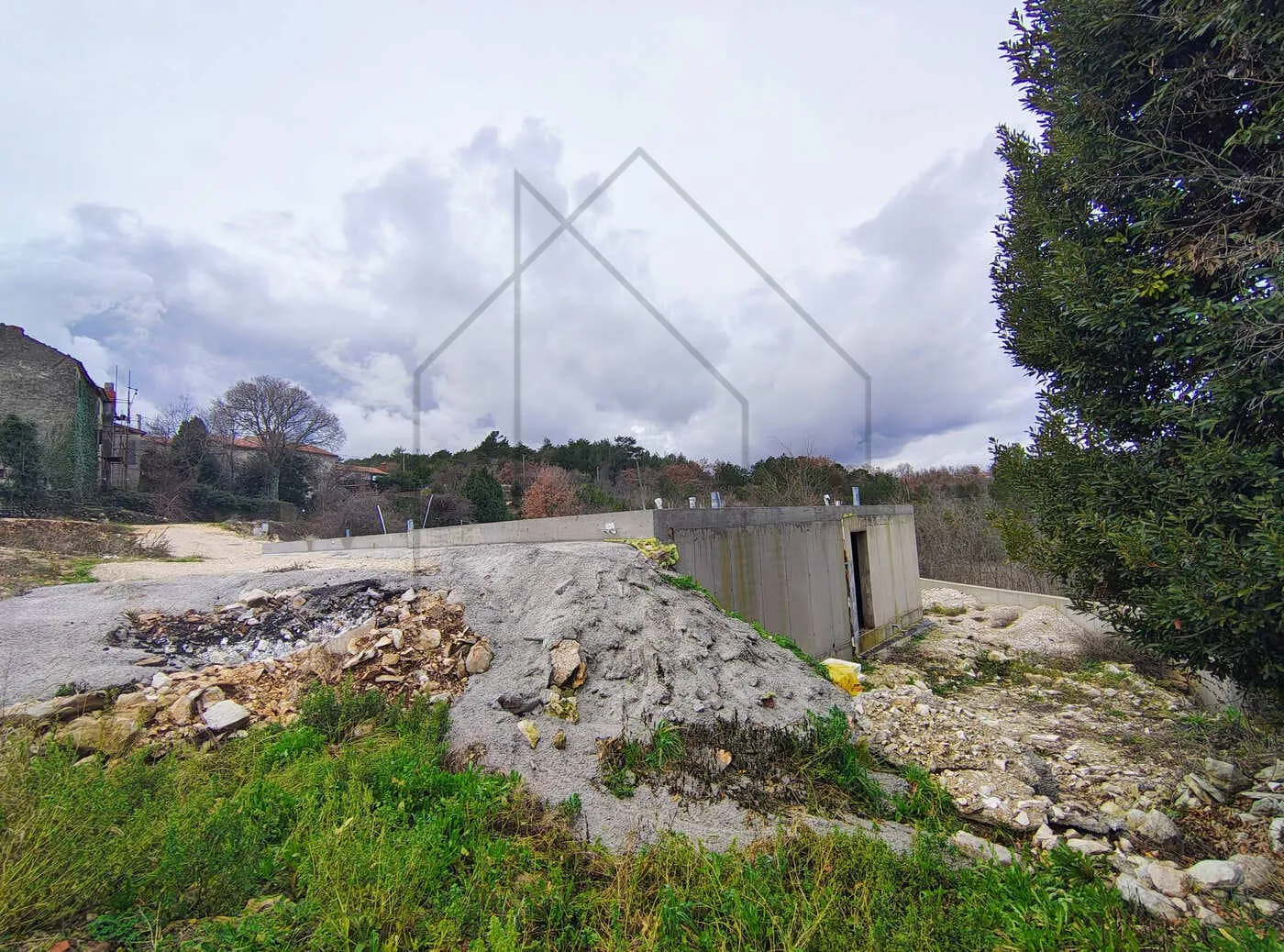 započeta gradnja, prizemnica s bazenom i podrumom – labin, istra - slika 6