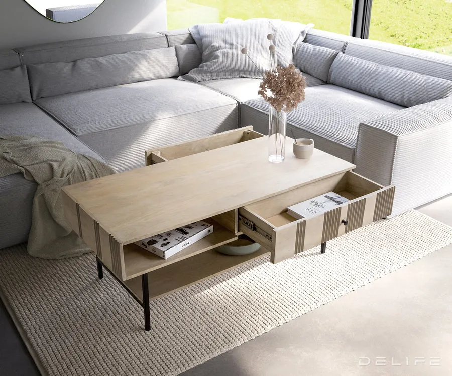 klub stolić nereos 130x60x51cm, materijal: mango - slika 4