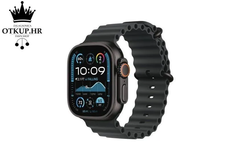 APPLE WATCH ULTRA 2 CELLULAR 49mm BLACK TITANIUM/BLACK / R1, RATE! - Zagreb