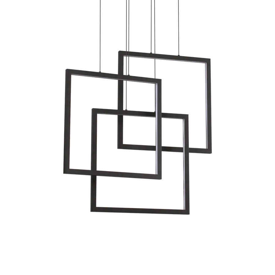 Viseća rasvjeta FRAME SP QUADRATO NERO - Čakovec