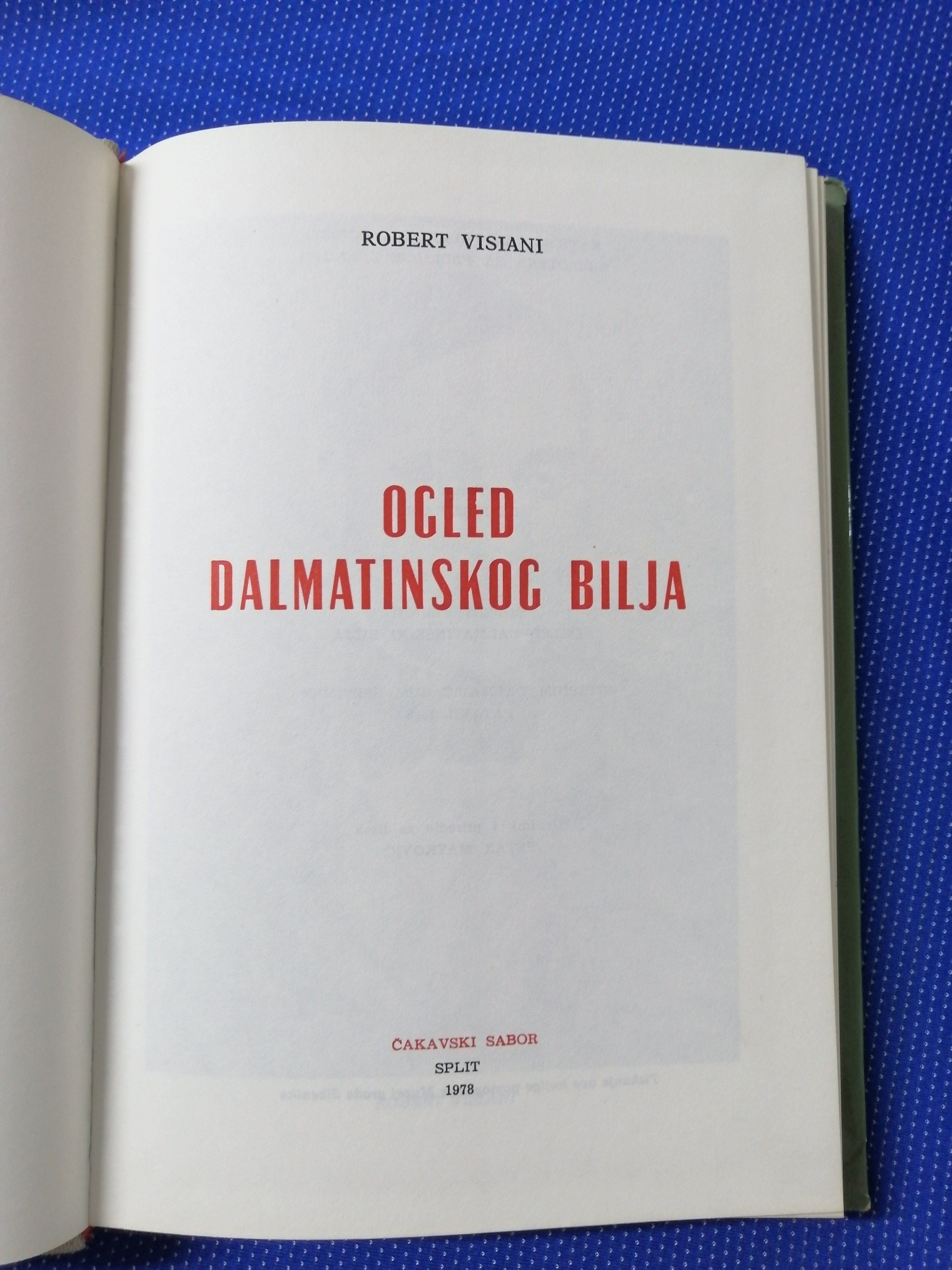 robert visiani – ogled dalmatinskog bilja - slika 2