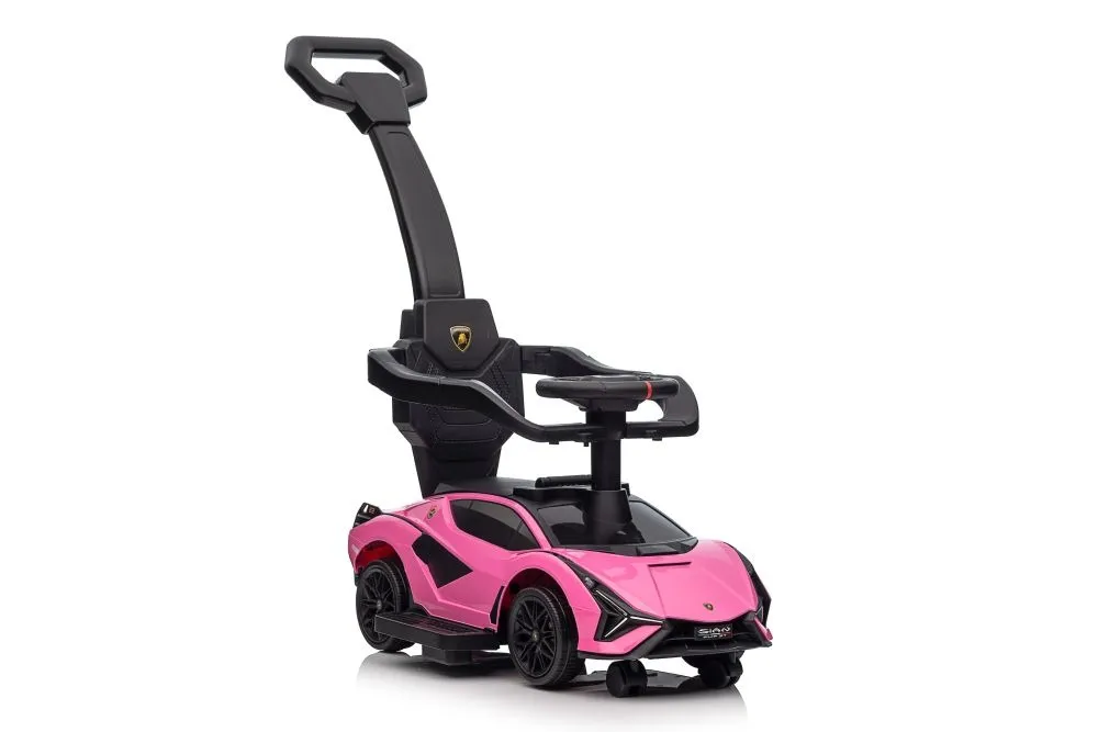 dječja guralica lamborghini qls-996t - roza - slika 5
