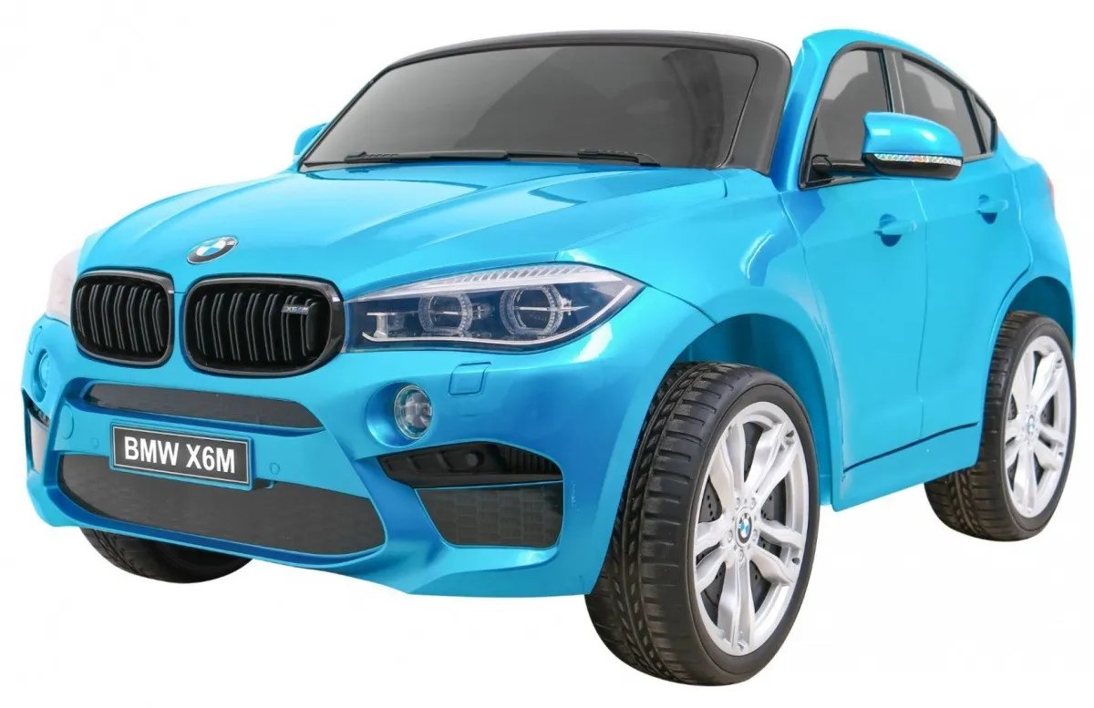Licencirani auto na akumulator BMW X6M XXL - DVOSJED - plavi/lakirani - Mursko Središće