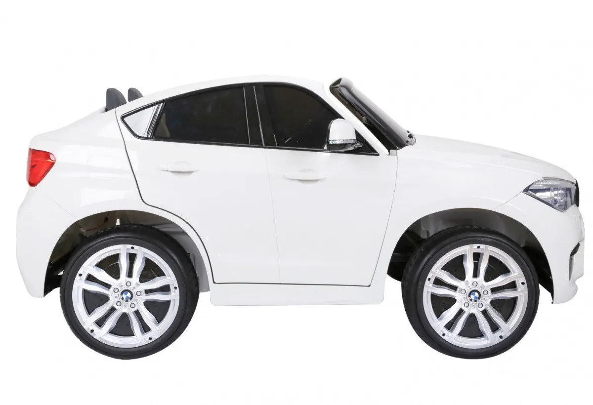 licencirani auto na akumulator bmw x6m xxl - dvosjed - bijeli - slika 11