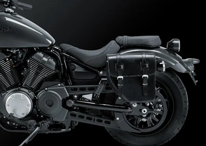 customacces leather saddlebags ibiza universal support - slika 4