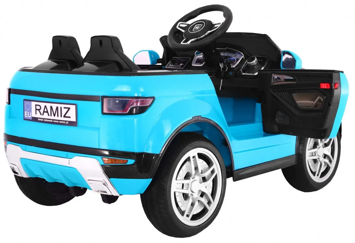 auto na akumulator rapid racer - plavi - slika 2