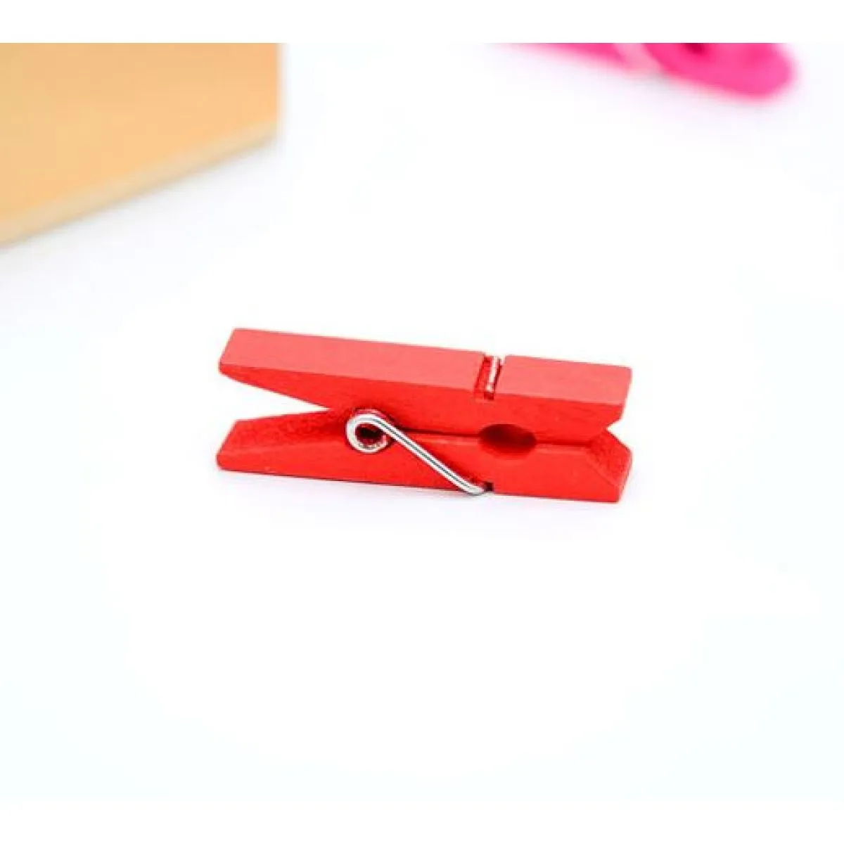 (100 kom) drvene štipaljke za sušenje i diy - slika 16