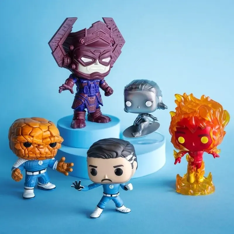 funko pop! marvel: the fantastic four – human torch #1517 - slika 4
