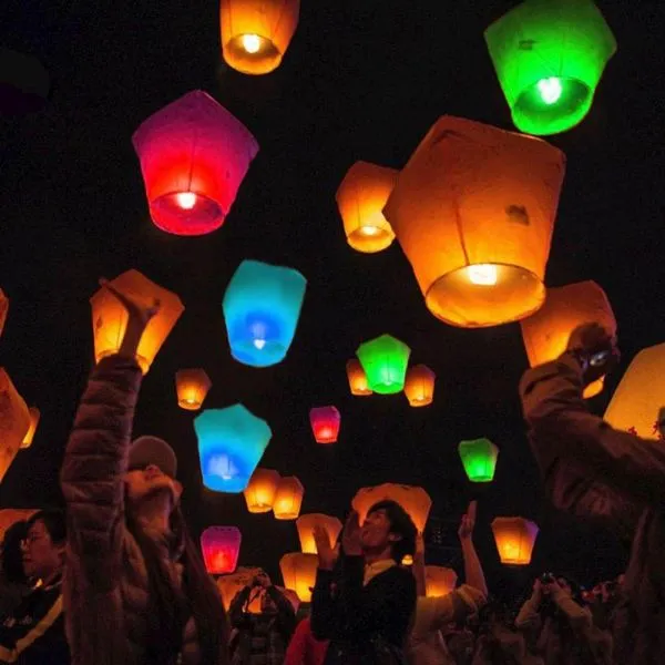 (pak 5kom) japanski wish baloni! lampion želja - slika 2