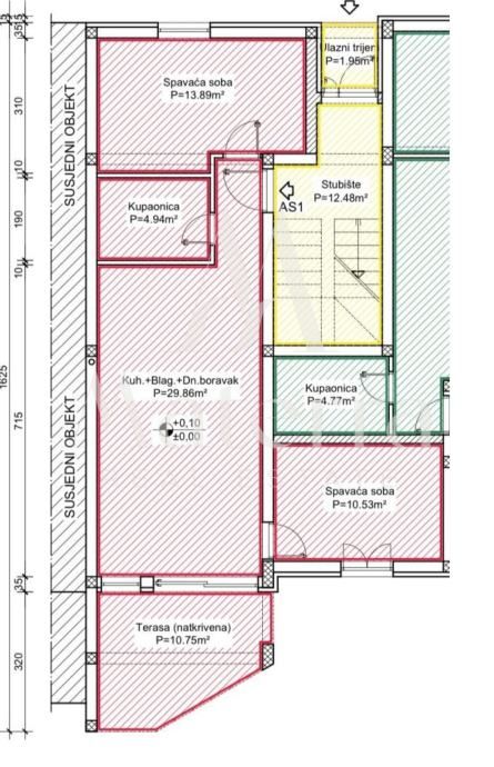 novogradnja, stan 70m2, 100m od mora (prodaja) - slika 10