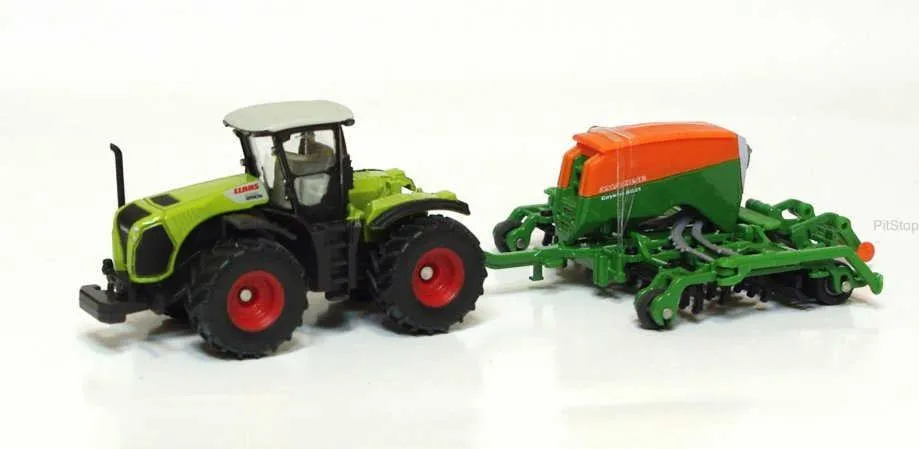 siku claas traktor + amazon sijačica - slika 2