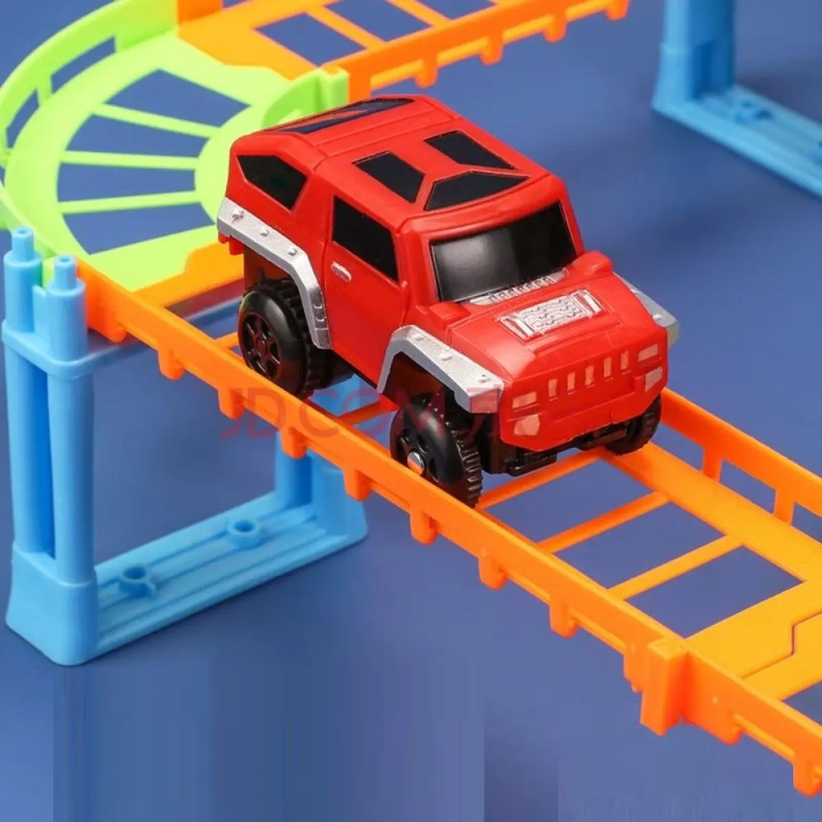 dječji konstrukcijski set trkaće staze i autić - rollercoaster - slika 2