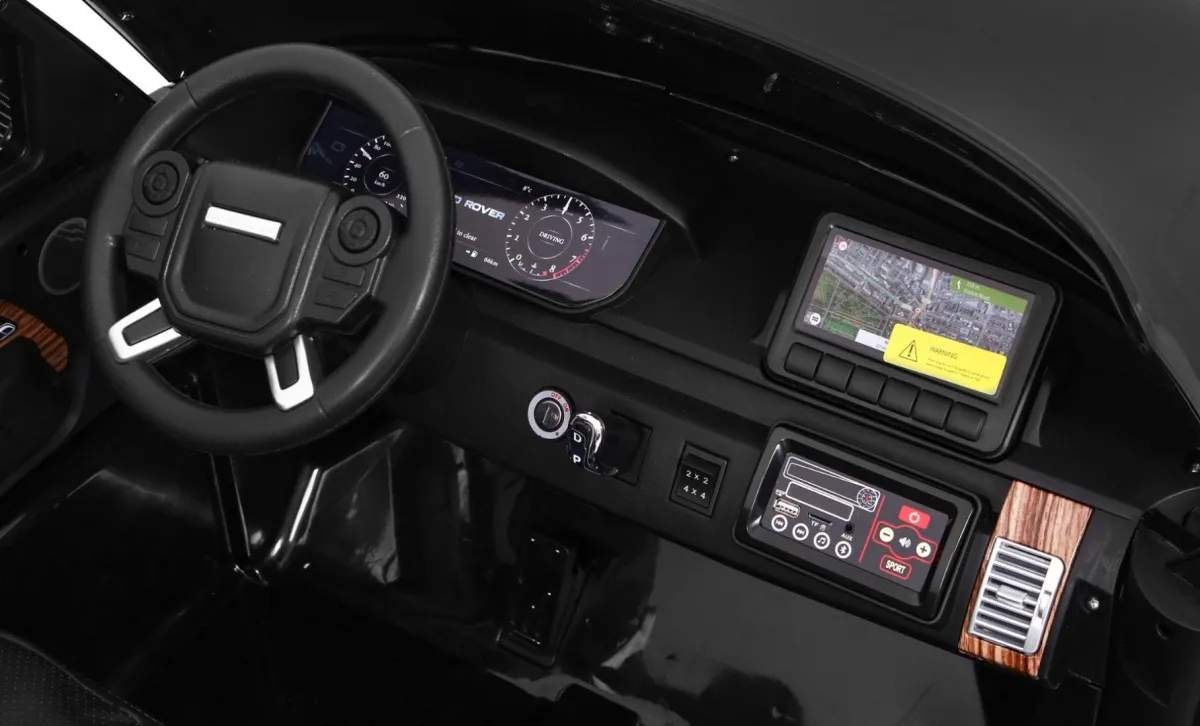 licencirani auto na akumulator range rover hse 4x4 - dvosjed - crni - slika 6